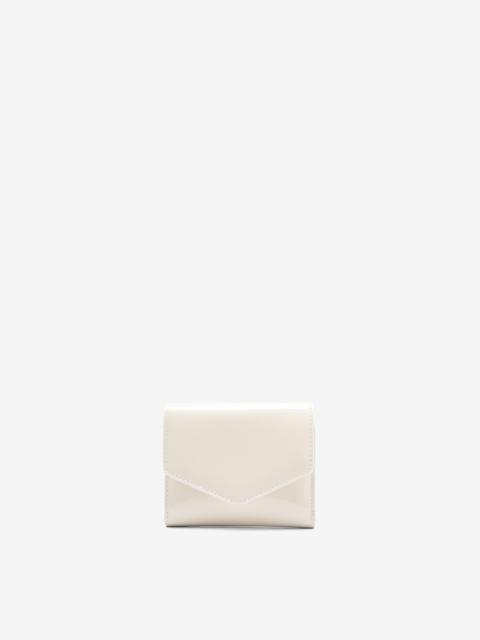 Envelope calf leather wallet