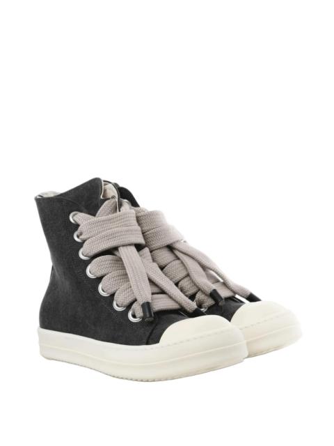 Rick Owens DRKSHDW MEN'S JUMBOLACE SNEAKERS (GRAVEL/MILK/MILK)