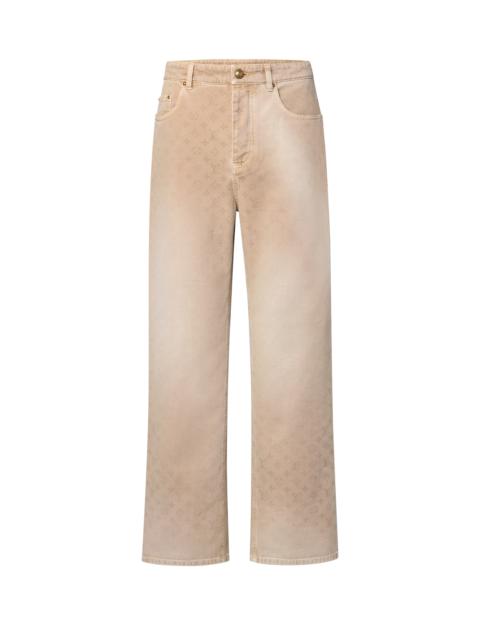 Louis Vuitton Monogram Denim Skate Pants