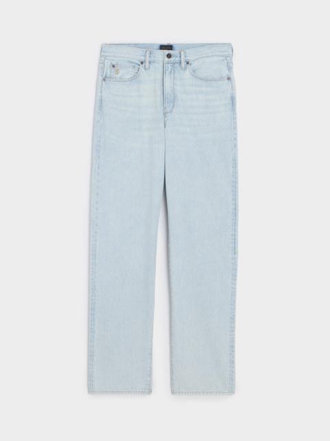 TODD SNYDER Relaxed Summerweight Jean in Bleachout