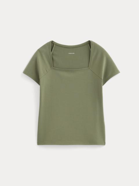 EVERLANE THE FORM SQUARE-NECK TOP