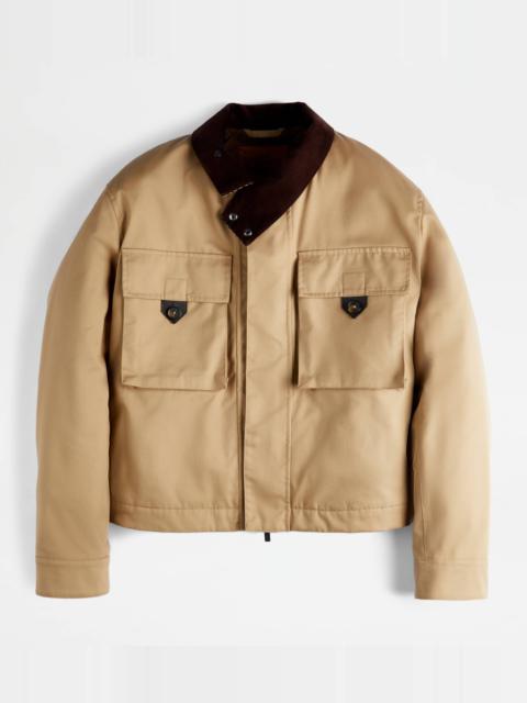 Tod's AVIATOR JACKET - BEIGE