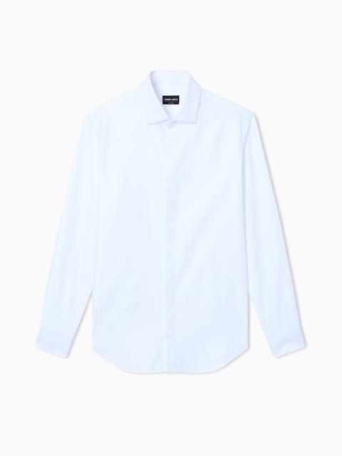 GIORGIO ARMANI Regular-fit cotton shirt