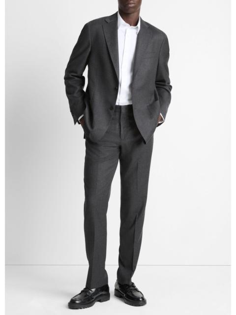 Vince Wool-Silk Flannel Classic Pant