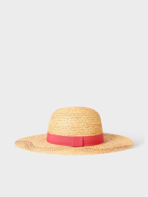 Paul Smith Wide Brim Straw Sun Hat