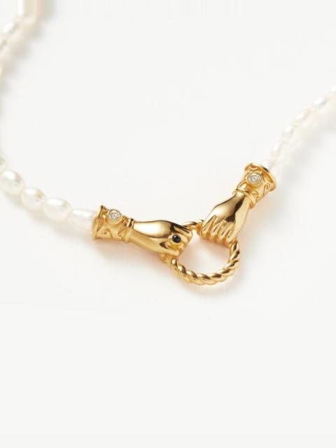 MISSOMA Harris Reed In Good Hands Pearl Pendant Necklace