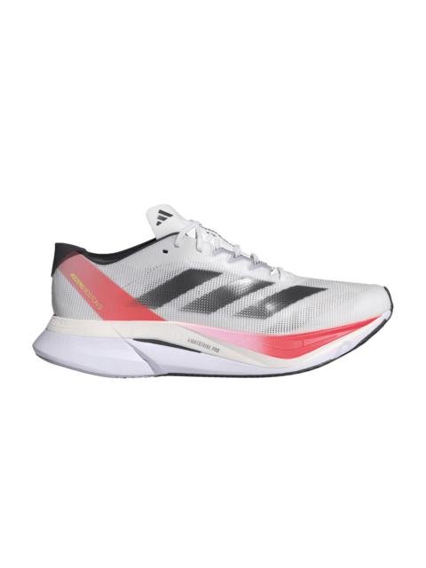 Wmns Adizero Boston 12 'White Aurora Solar Red'