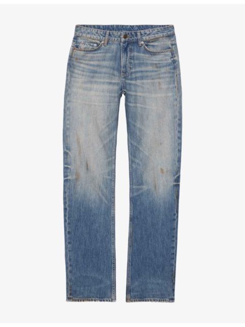 ALLSAINTS Nat Straight-Leg Low-Rise Jeans