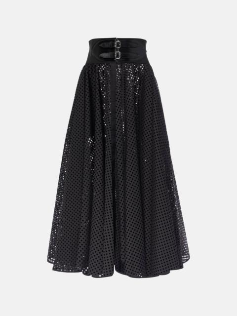Alaïa flared skirt