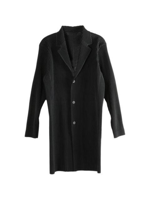 ISSEY MIYAKE pleated buttoned coat