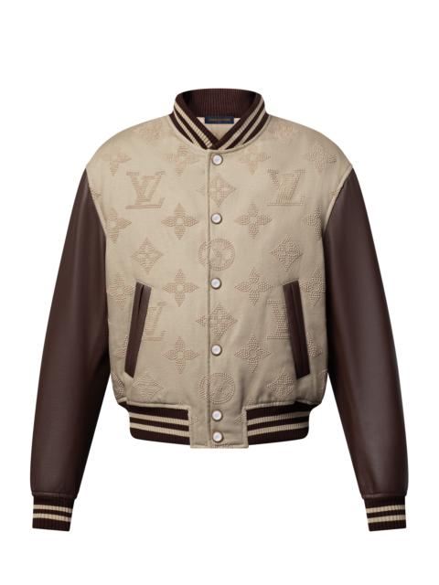Louis Vuitton Monogram Embroidered Varsity Blouson