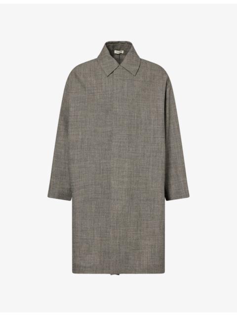 Fear of God Logo-Patch Relaxed-Fit Wool Trench Coat