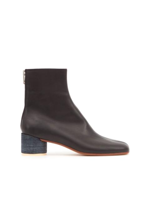 MM6 Maison Margiela leather ankle boots