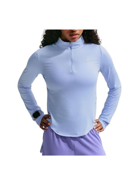 Nike (WMNS) Nike Swift Dri-FIT UV 1 4-Zip Top 'Aluminium' HQ0499-468