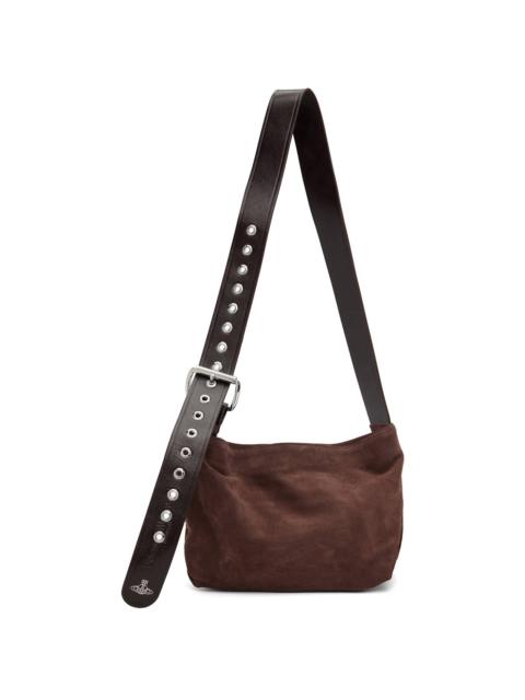 Vivienne Westwood Brown Maxime Small Crossbody Bag