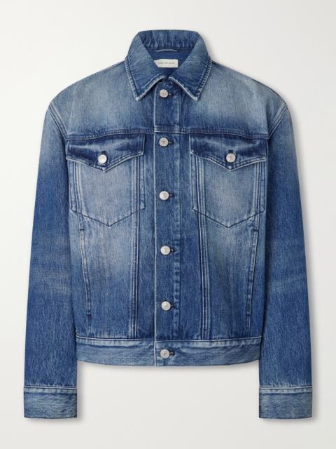 Dries Van Noten Paneled Cotton-Denim Trucker Jacket
