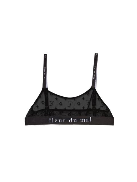 Monogram Embroidery Soft Bralette