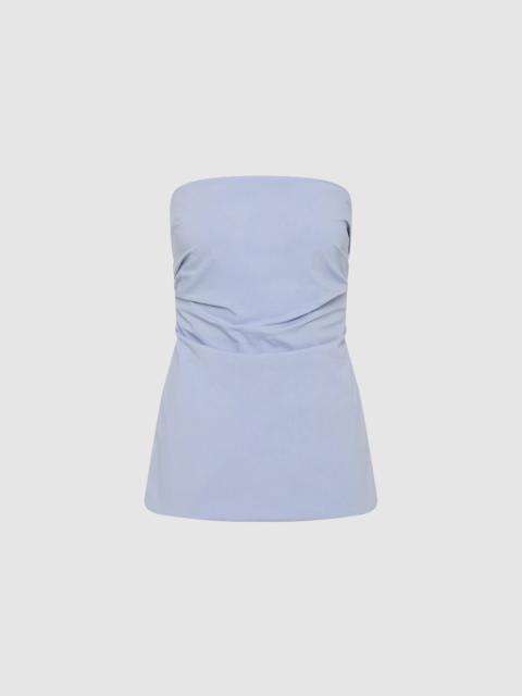 ST. AGNI Strapless Tie Back Top - Sky