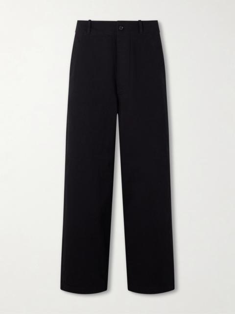 KAPTAIN SUNSHINE Wide-Leg Cotton-Drill Trousers