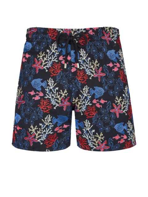 Vilebrequin Men Swim Trunks Embroidered Fond Marins - Limited Edition