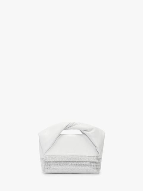 JW Anderson MEDIUM TWISTER - LEATHER TOP HANDLE BAG WITH CRYSTALS