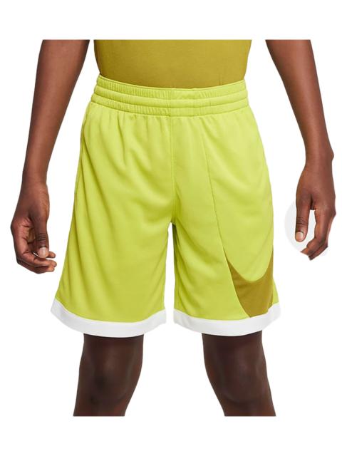 Nike Dri‑Fit Basketball Shorts GS "Bright Cactus White Moss" DM8186 308