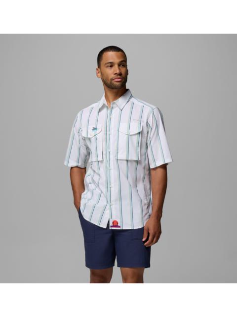 Columbia Men's PFG Bonefish Flats Printed Short Sleeve Shirt