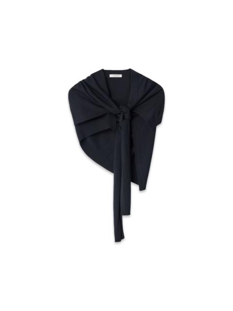 Lemaire Trompe L'oeil scarf in merino blend
