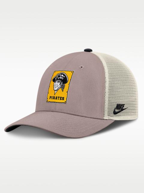 Nike Pittsburgh Pirates Cooperstown Rise Men's Nike MLB Adjustable Trucker Hat