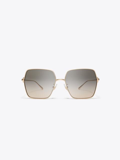 TORY BURCH Miller Oversized Square Sunglasses