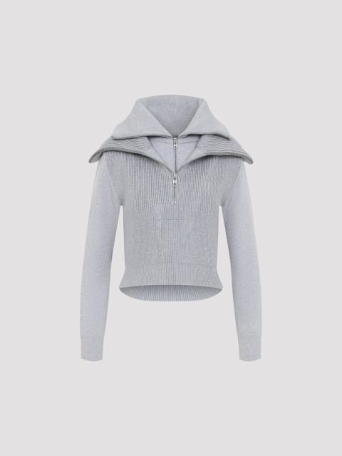 BALENCIAGA Balenciciaga Double Collar Camionneur Sweater