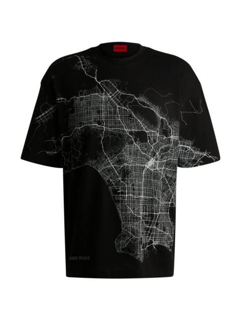 COTTON-JERSEY T-SHIRT WITH GLOW-IN-THE-DARK ARTWORK