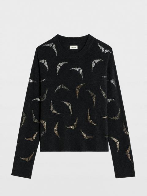 Zadig & Voltaire Markuz Diamanté Wings Sweater