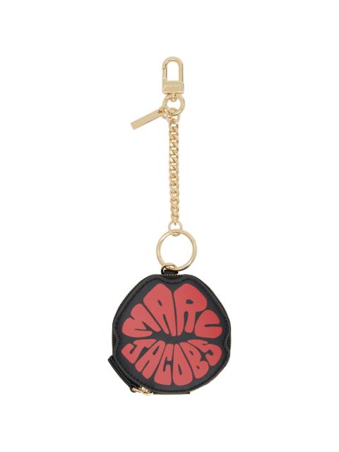 Marc Jacobs Black 'The Lips Pouch' Bag Charm Pouch