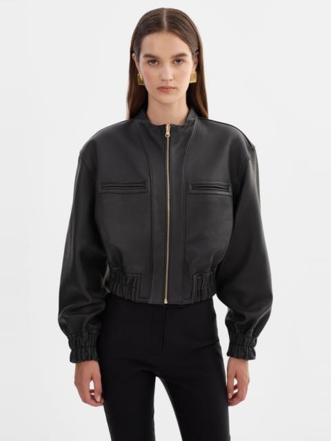 LAMARQUE EDITH | Leather Bomber Jacket