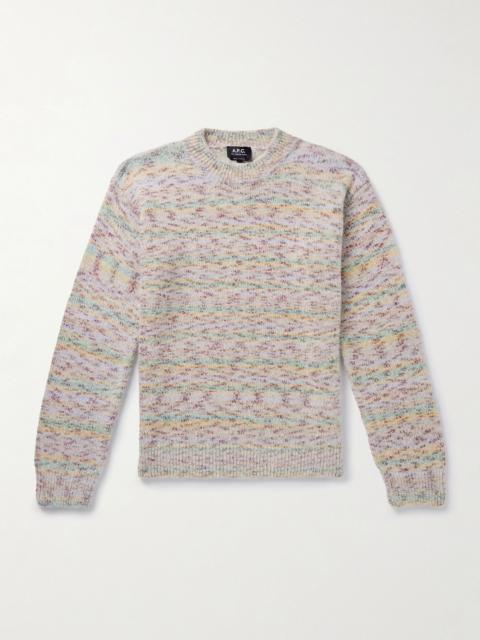 A.P.C. Bastian Wool Sweater Beige