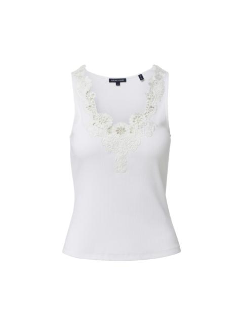 VERONICA BEARD NARCISA EMBROIDERED TANK TOP