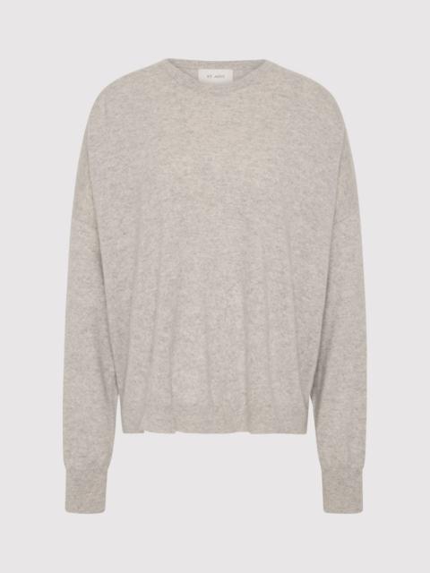 ST. AGNI Cashmere Sweater - Grey Marle