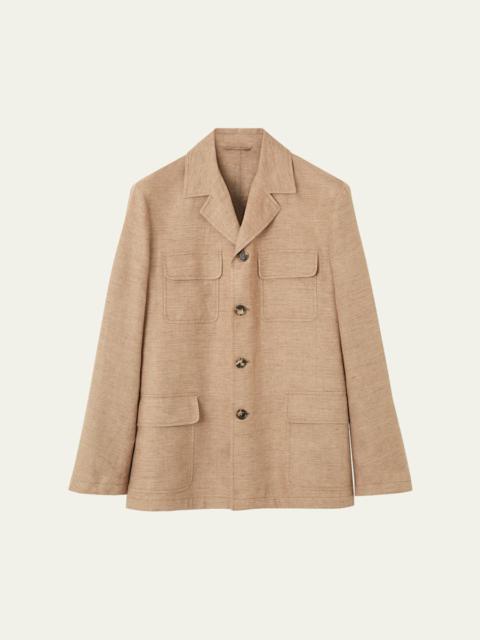 Loro Piana Men's Dover Linen Jacket