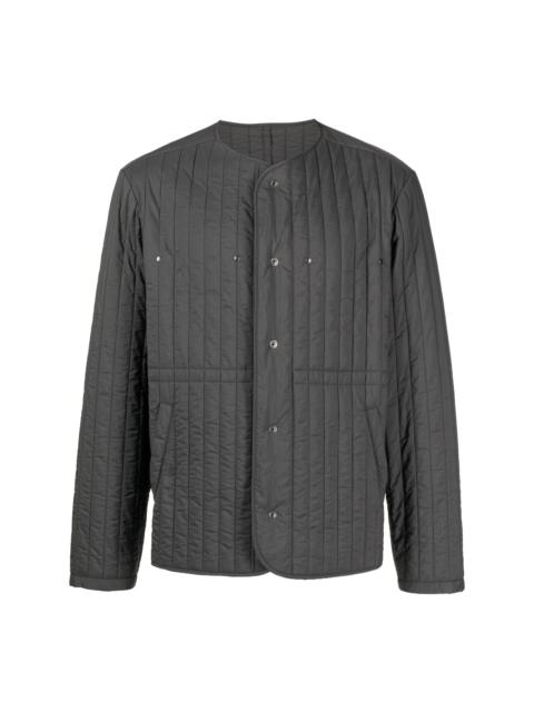 quilted long-sleeve jacket
