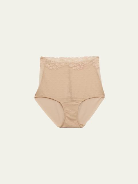 commando Double Take High-Rise Lace Briefs
