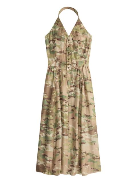 RRL by Ralph Lauren buttoned tie-waist dress