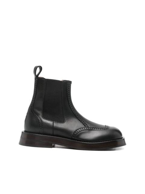 Alexander McQueen 30mm leather boots