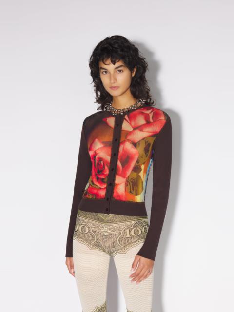 Jean Paul Gaultier THE BLUE BUTTERFLY CARDIGAN | REVERSIBLE