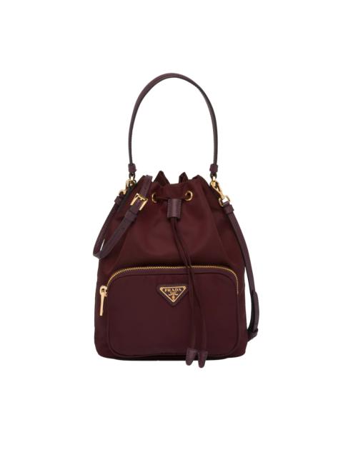 Prada Nylon Prada Duet Bucket Shoulder Bag