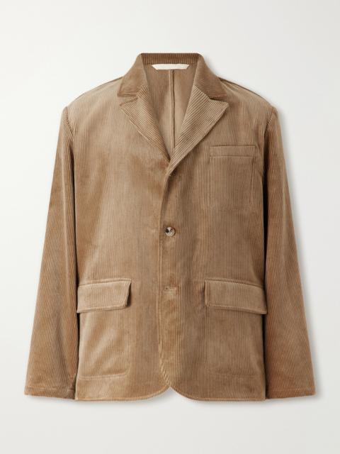 DE BONNE FACTURE Métier Cotton-Corduroy Suit Jacket