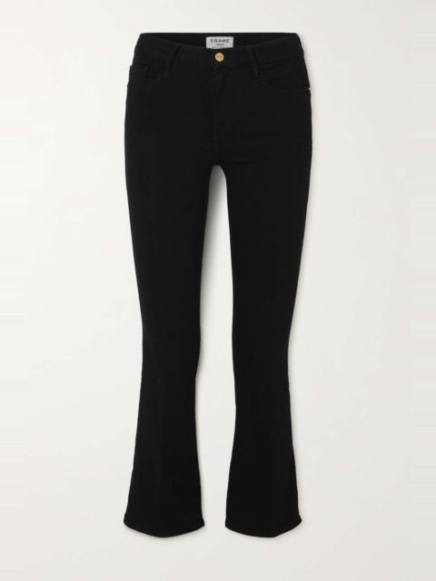 Le Crop Mini Boot mid-rise bootcut jeans