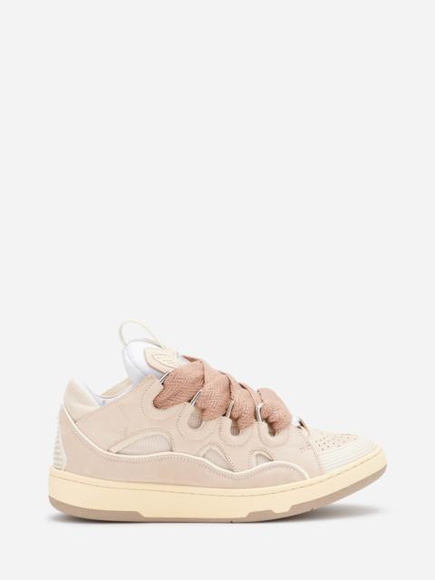 Lanvin LEATHER CURB SNEAKERS