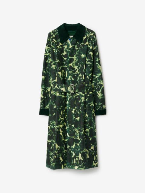 Rose Waxed Cotton Coat