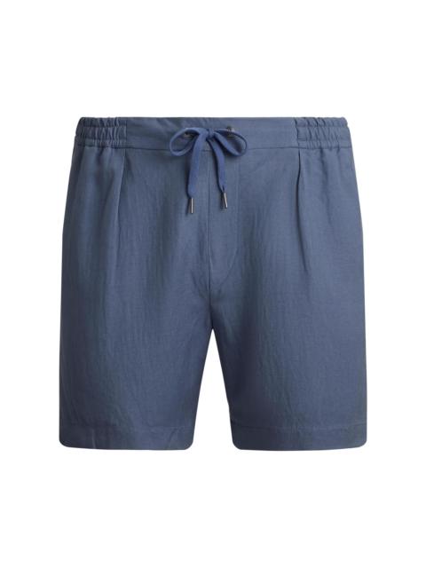 Ralph Lauren Men's Silk-Linen Drawstring Shorts - Vintage Indigo